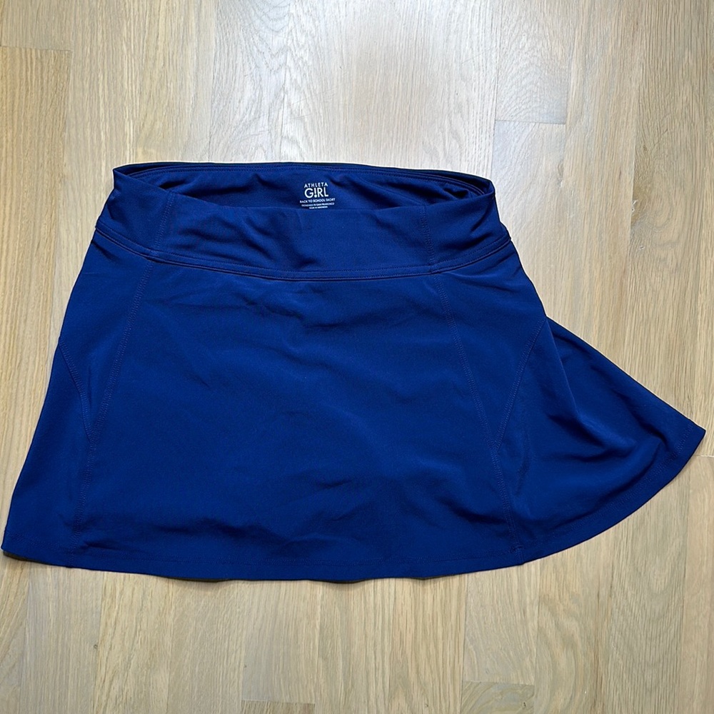 Athleta Girl Navy Back to School Skort Size 12